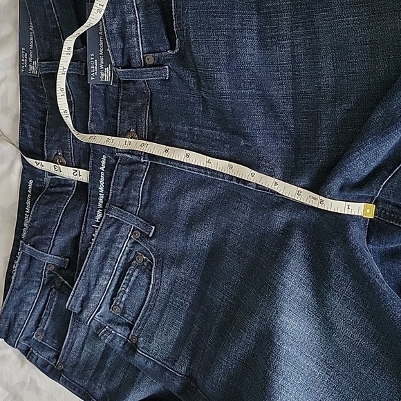 Talbots Jeans Flawless High Waist Modern Ankle Straight Leg 22W Stretch New - Picture 12 of 16